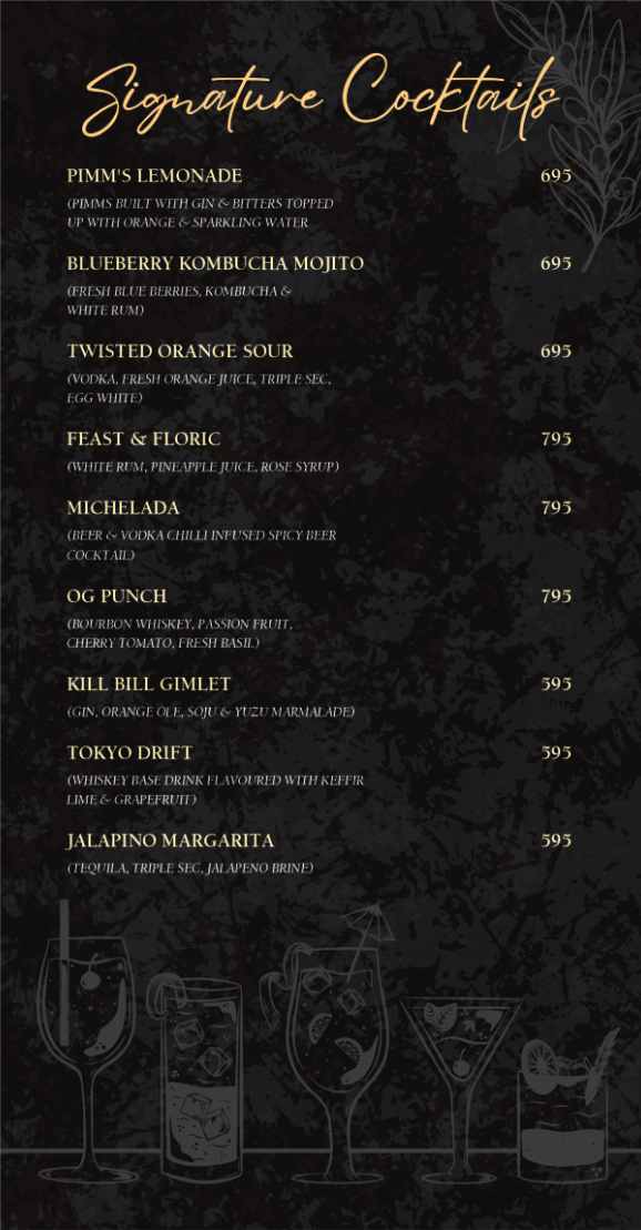 Bar Menu