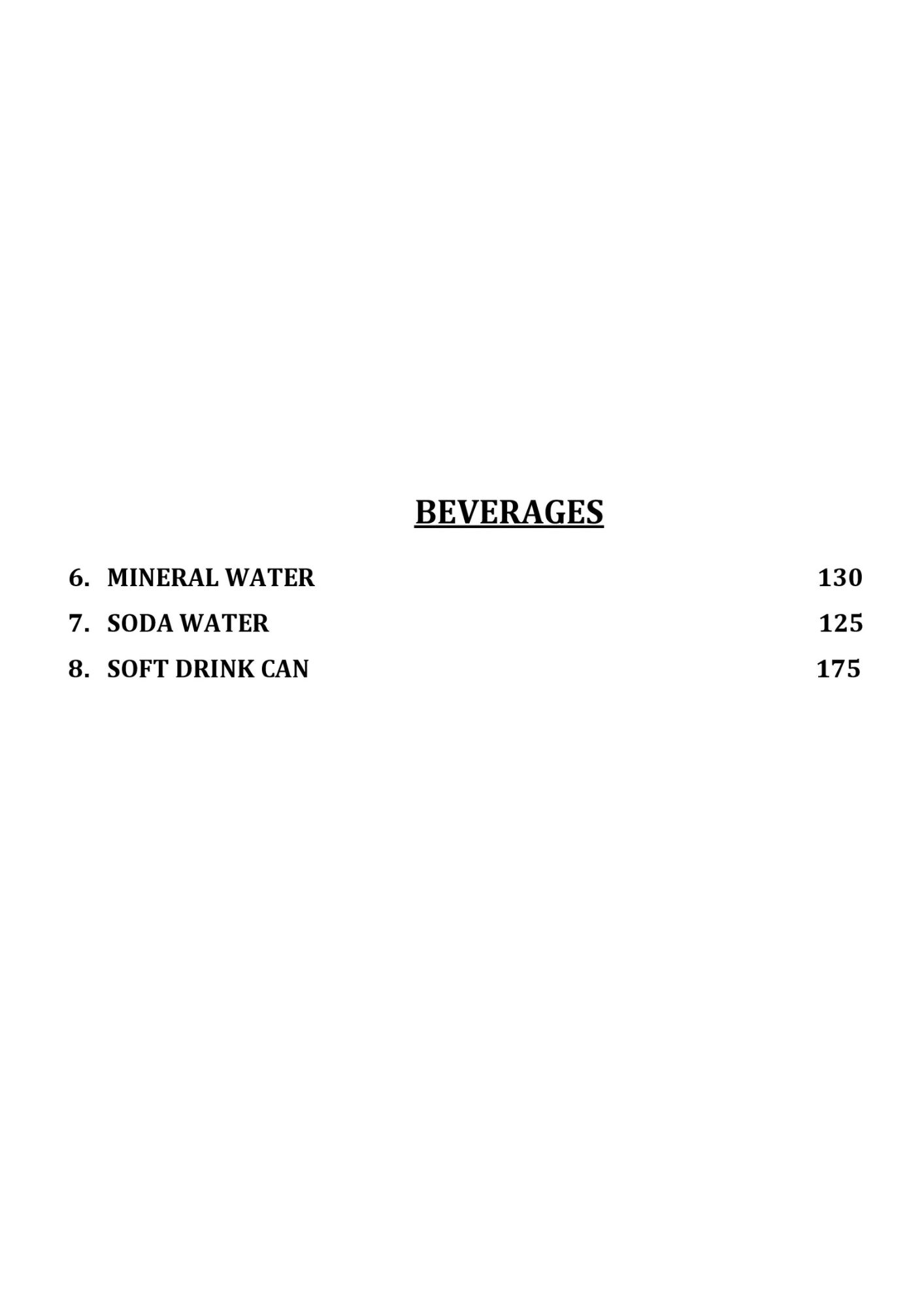 Beverages
