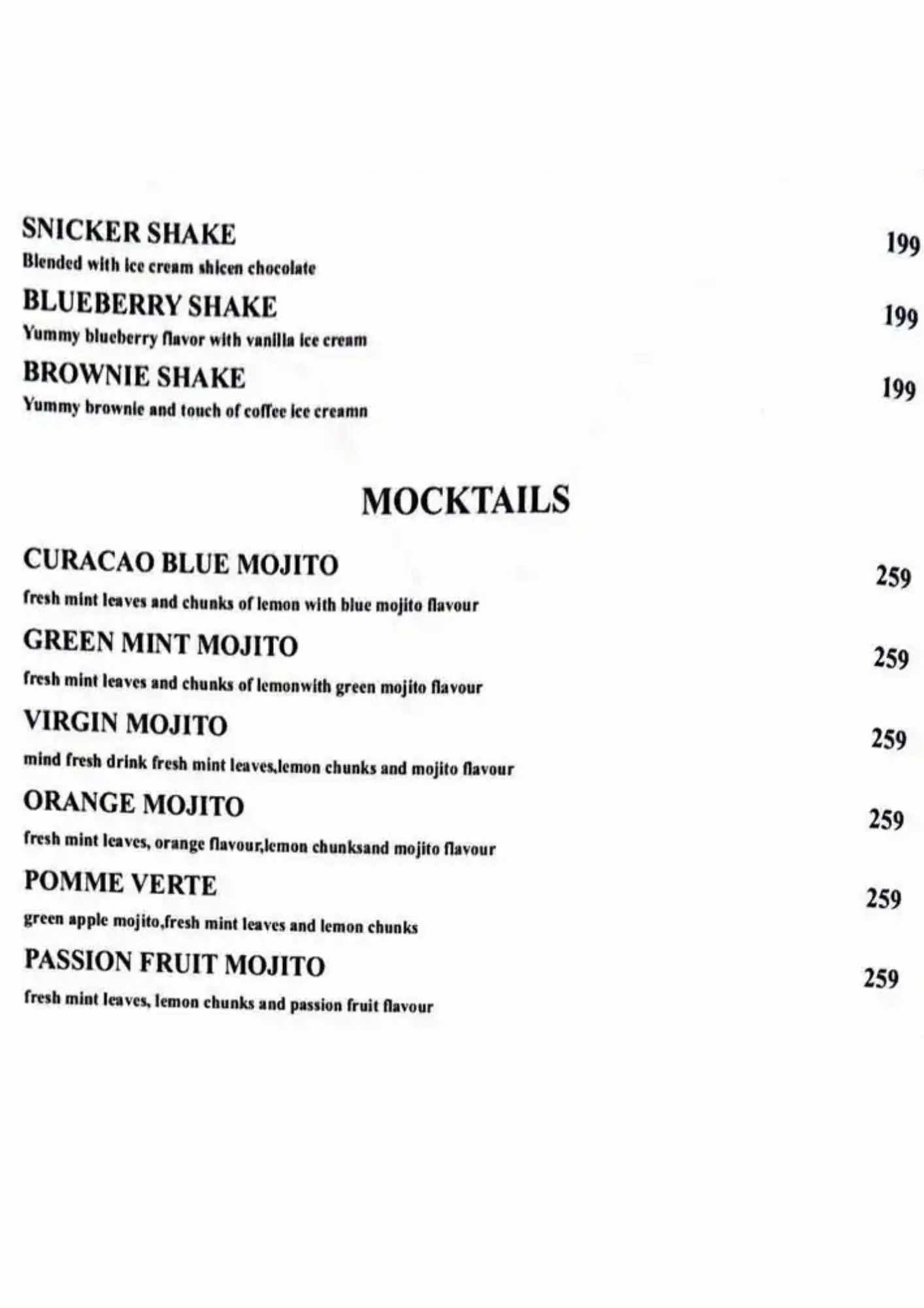 Beverages