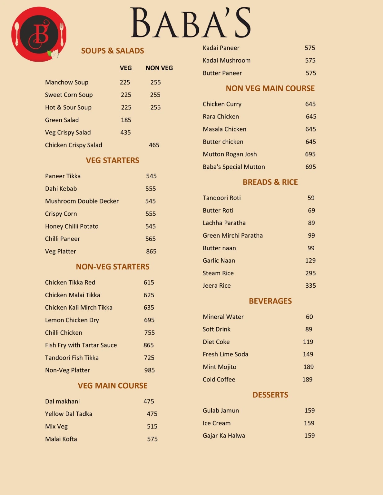 Rate Card