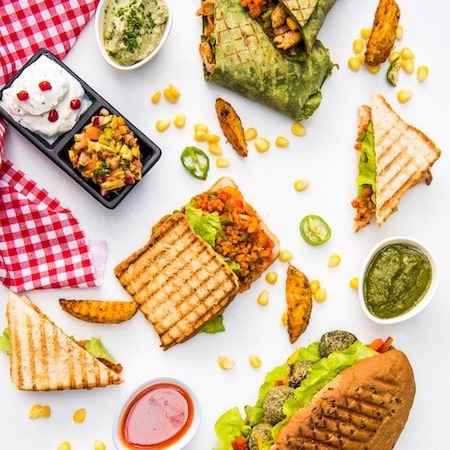 aja fresh grilled healthy vegan chandigarh