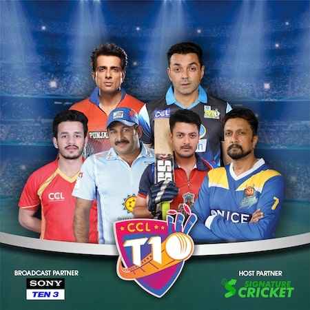 celebrity cricket leauge 2019 chandigarh