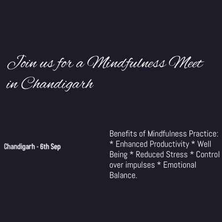 chandigarh mindfulness meet