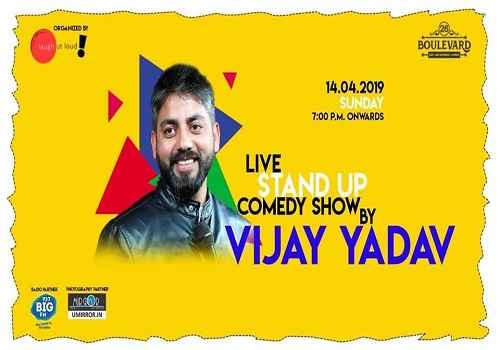comedy night vijay yadav 26 boulevard chandigarh april 2019