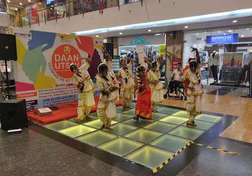 daan utsav celebrations at dlf city centrechandigarh