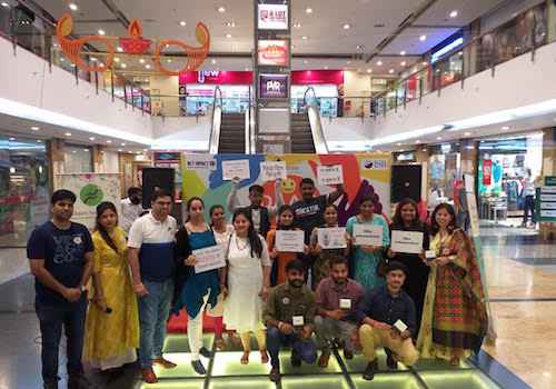 daan utsav celebrations at dlf city centrechandigarh