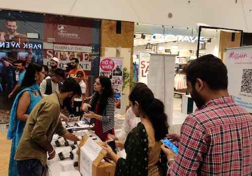 daan utsav celebrations at dlf city centrechandigarh