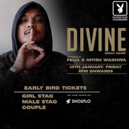 divine live playboy club chandigarh