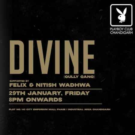 divine live playboy club chandigarh