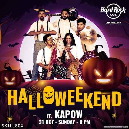 halloween celebration hard rock cafe chandigarh