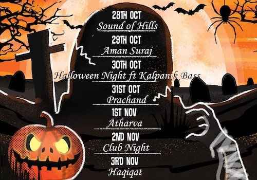 halloween party at 26 boulevard chandigarh