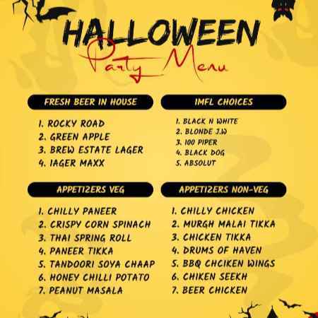 halloween party night at the brew estate mohali