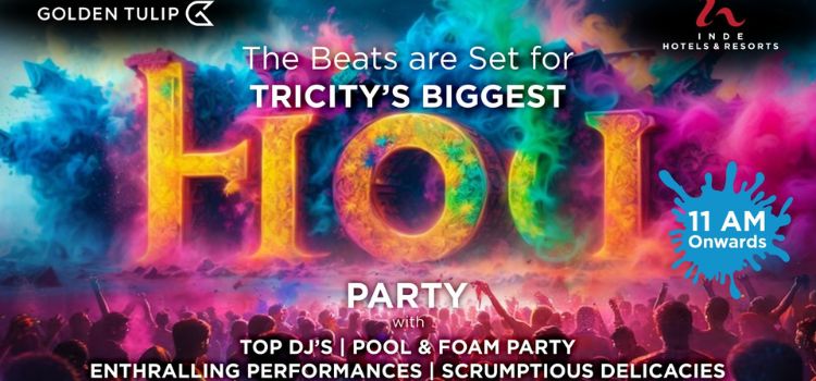 Tricity Biggest Holi Party At Golden Tulip