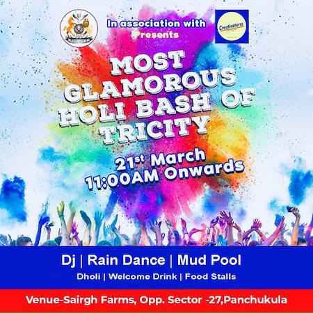 holi bash at fort ramgarh panchkula 2019