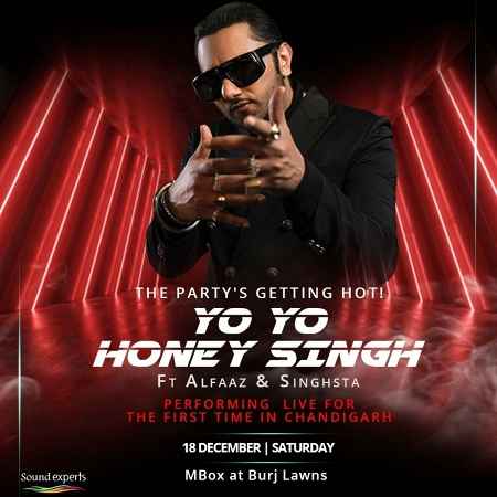 honey singh live at burj lawns zirakpur