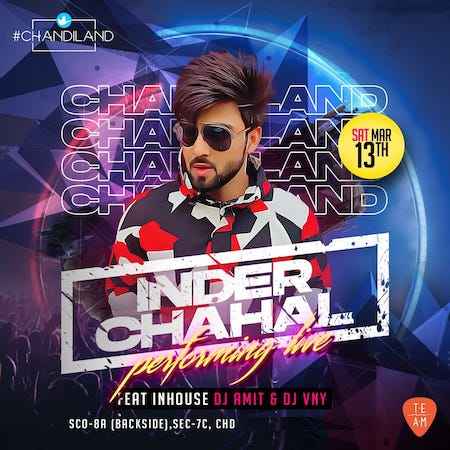 inder chahal live at chandiland chandigarh