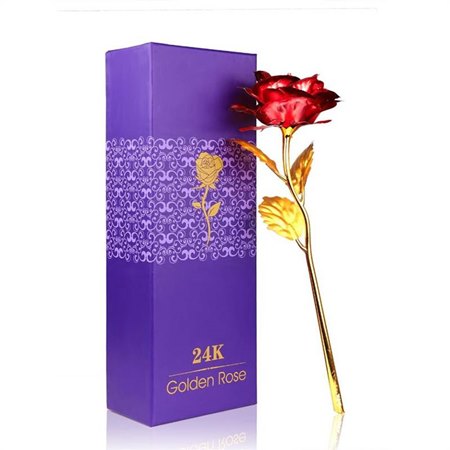 24 K Golden Rose-Rose with a twist