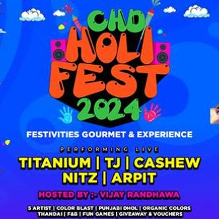 Chd Holi Fest 2024 at Shivalik Country Club