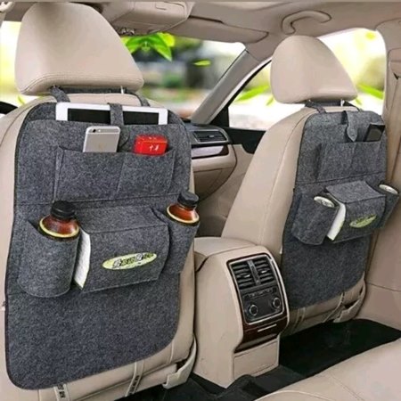 For the Organized Men-Auto Seat Back Multi Storage Bag