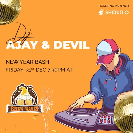 New Year Party at Brew Waves
