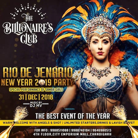 New Year Party @ The Billionaire's Club