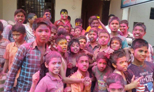Swank up the Holi for the Lesser Fortunate Ones