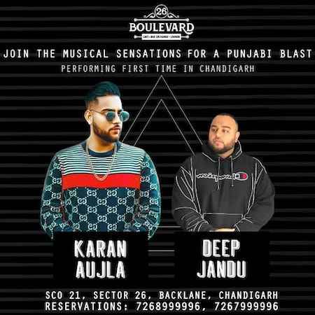 karan aujla live 26 boulevard chandigarh march 2019