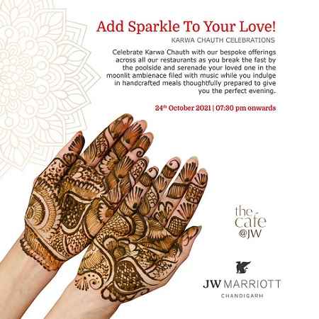 karwa chauth celebrations at jw marriott chandigarh