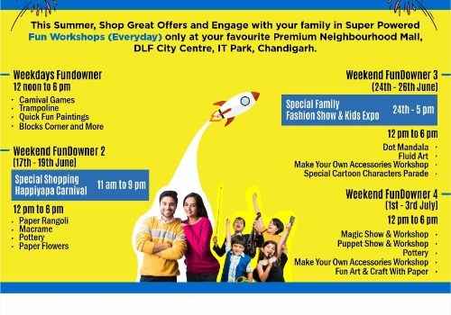 lil champs fun camp ft family at city center dlf chandigarh