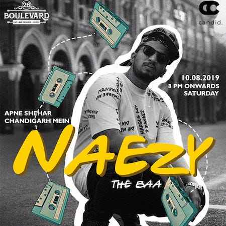 naezy gully boy at 26 boulevard chandigarh august 2019