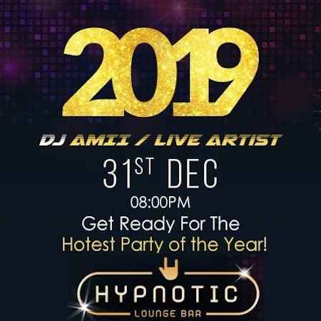 new year party at hypnotic lounge bar