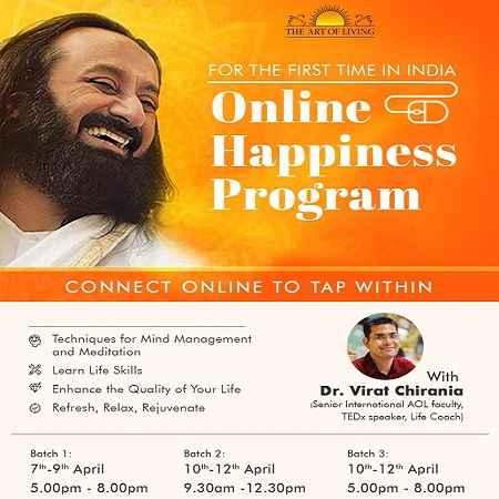 online happiness program the art of living