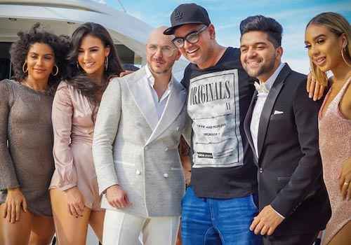 pollywood meets hollywood desi chartbuster guru randhawa collaborates with international rapper pitbull