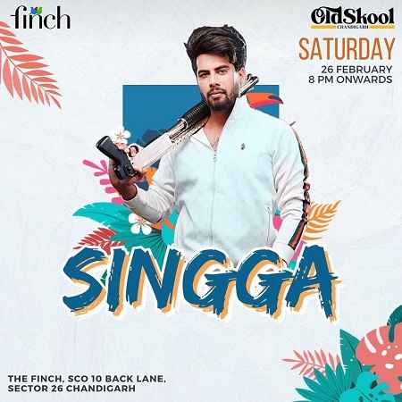 singga live at the finch chandigarh