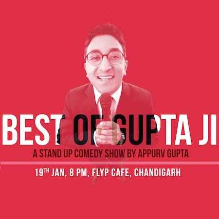 stand up comedy appurv gupta flyp chandigarh jan 2019