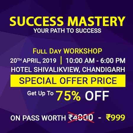 success mastery workshop amandeep thind chandigarh 2019