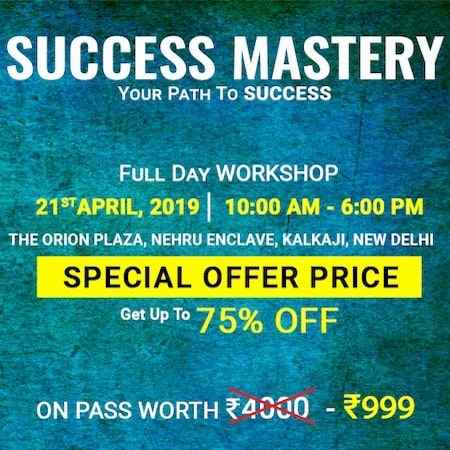 success mastery workshop amandeep thind delhi 2019