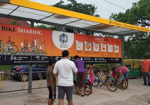 yaana rent bicycle in panchkula