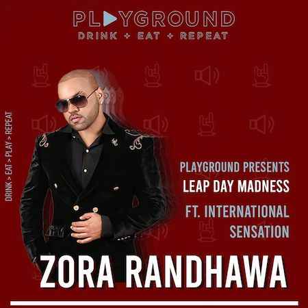 zora randhawa live at playground chandigarh